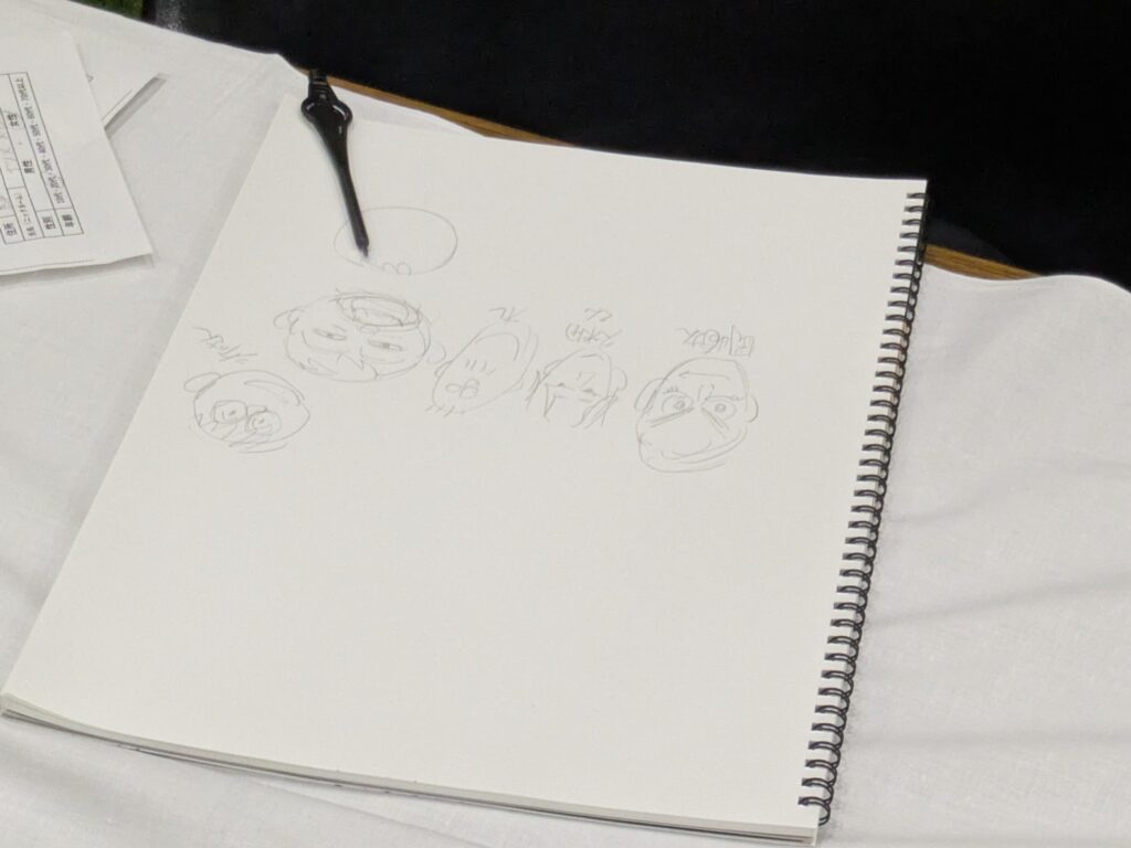 藤田先生の落書き