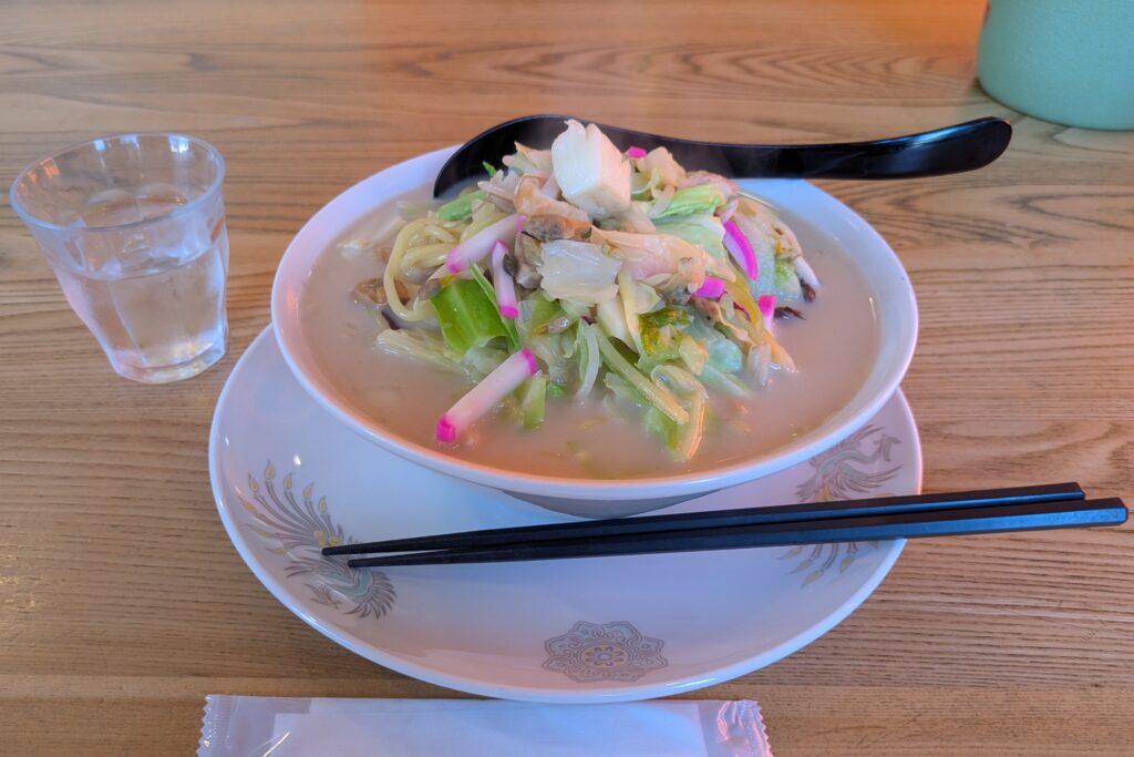 レストラン徳丸のミニミニちゃんぽん